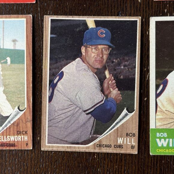 1960s Topps & Fleer Chicago Cubs 12 Card Lot - Picture 11 of 13